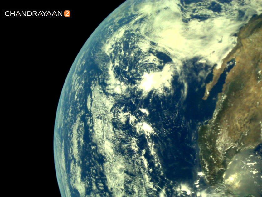 earth picture chandrayaan 2.3